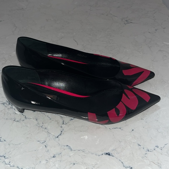 Louis Vuitton x Stephen Sprouse limited edition Graffiti kitten heels - Picture 3 of 11